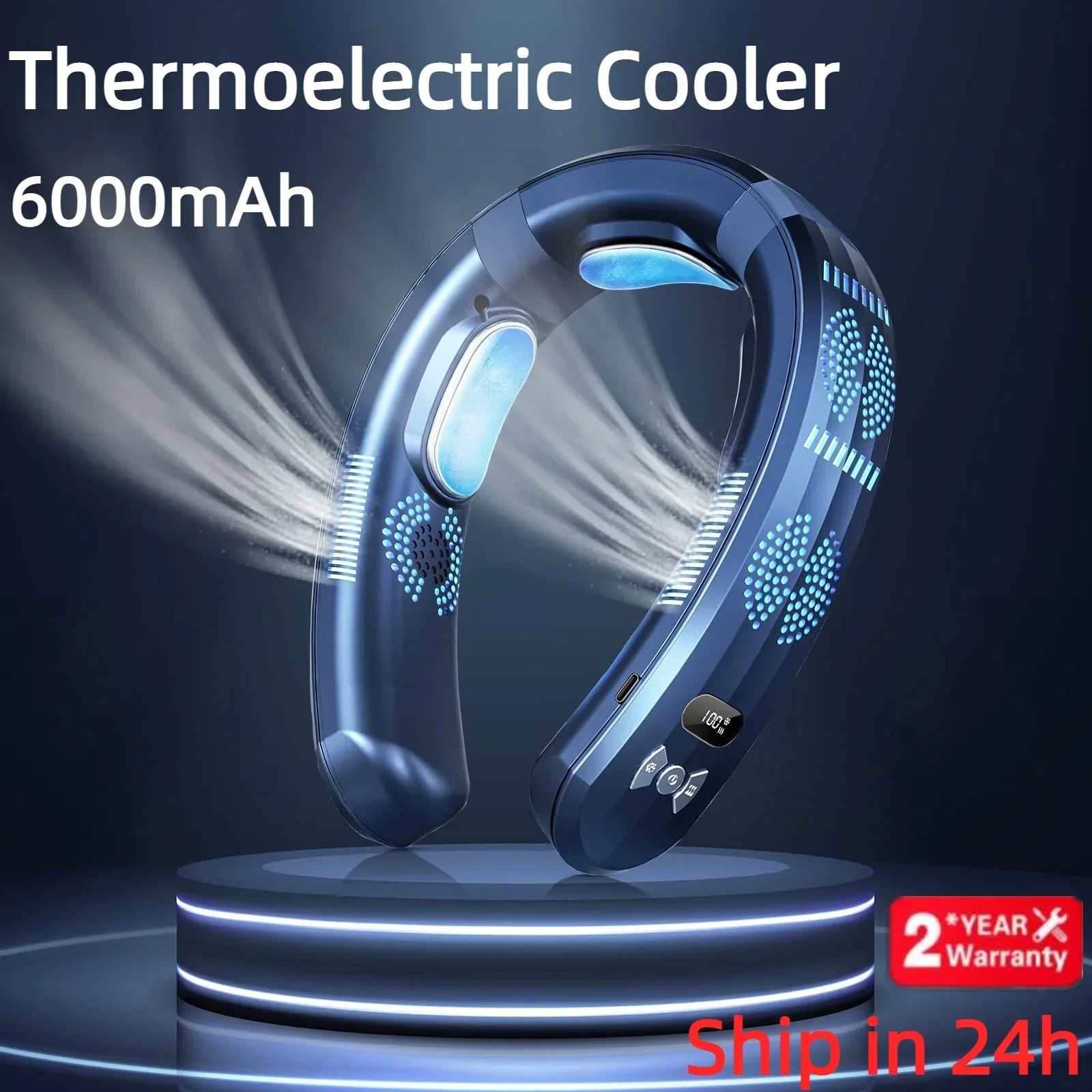 Wearable USB Rechargeable Neck Air Conditioner-1